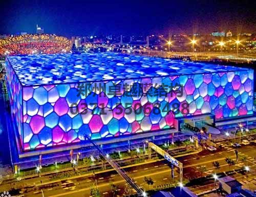 鳥巢跟水立方是我國應用膜結構更著名的建築