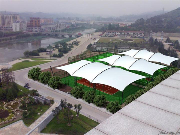 體育館膜結構看台建築顯著特點